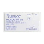 FIO SUTURA POLIGLACTINA 910 APARELHO DIGESTIVO SHALON (0-70CM-AG1/2CIR.CIL2.5)