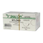 FIO SUTURA NYLON PRETO CUTICULAR TAM 0 45CM C/24UN SHALON (0-45CM-AG1/2CIR.TRG3.0)